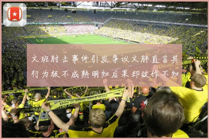 文班肘击事件引发争议文胖直言其行为极不成熟明知后果却故作不知